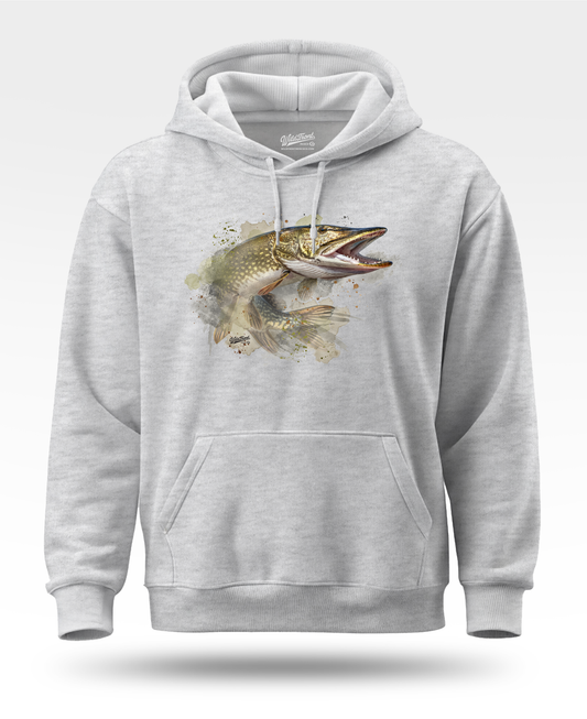 Northern Pike Watercolor Hoodie