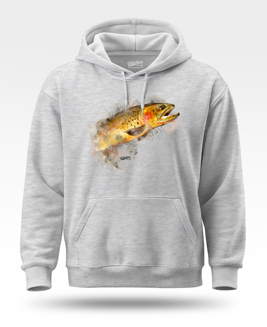 Cutthroat Trout Watercolor Hoodie