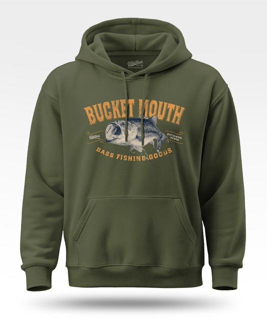 Bucket Mouth Largemouth Bass Hoodie