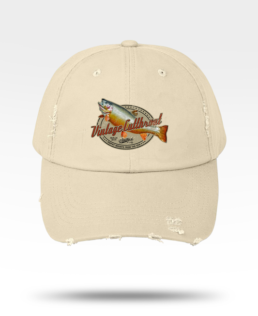 Vintage Cutthroat Trout Distressed Cap