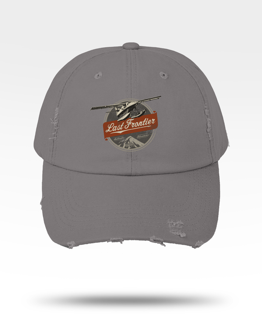 Last Frontier Float Plane Distressed Cap