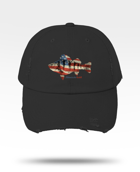 Perch USA Flag Distressed Cap