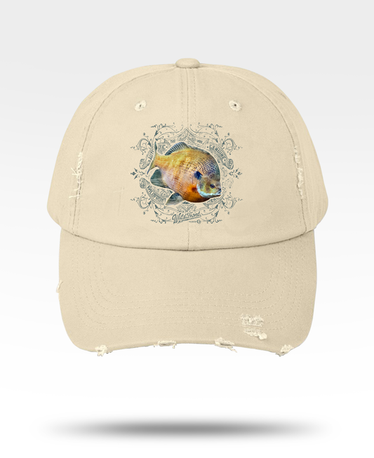 Bluegill Swirls Distressed Cap
