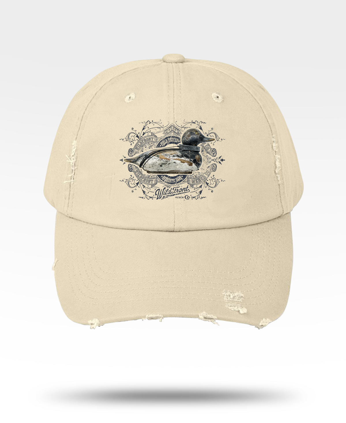 Vintage Bluebill Decoy Distressed Cap