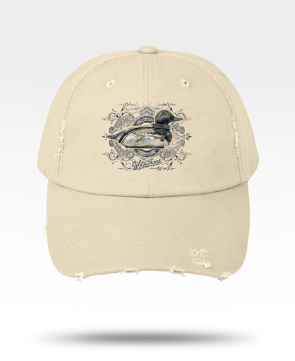 Vintage Bluebill Decoy Distressed Cap