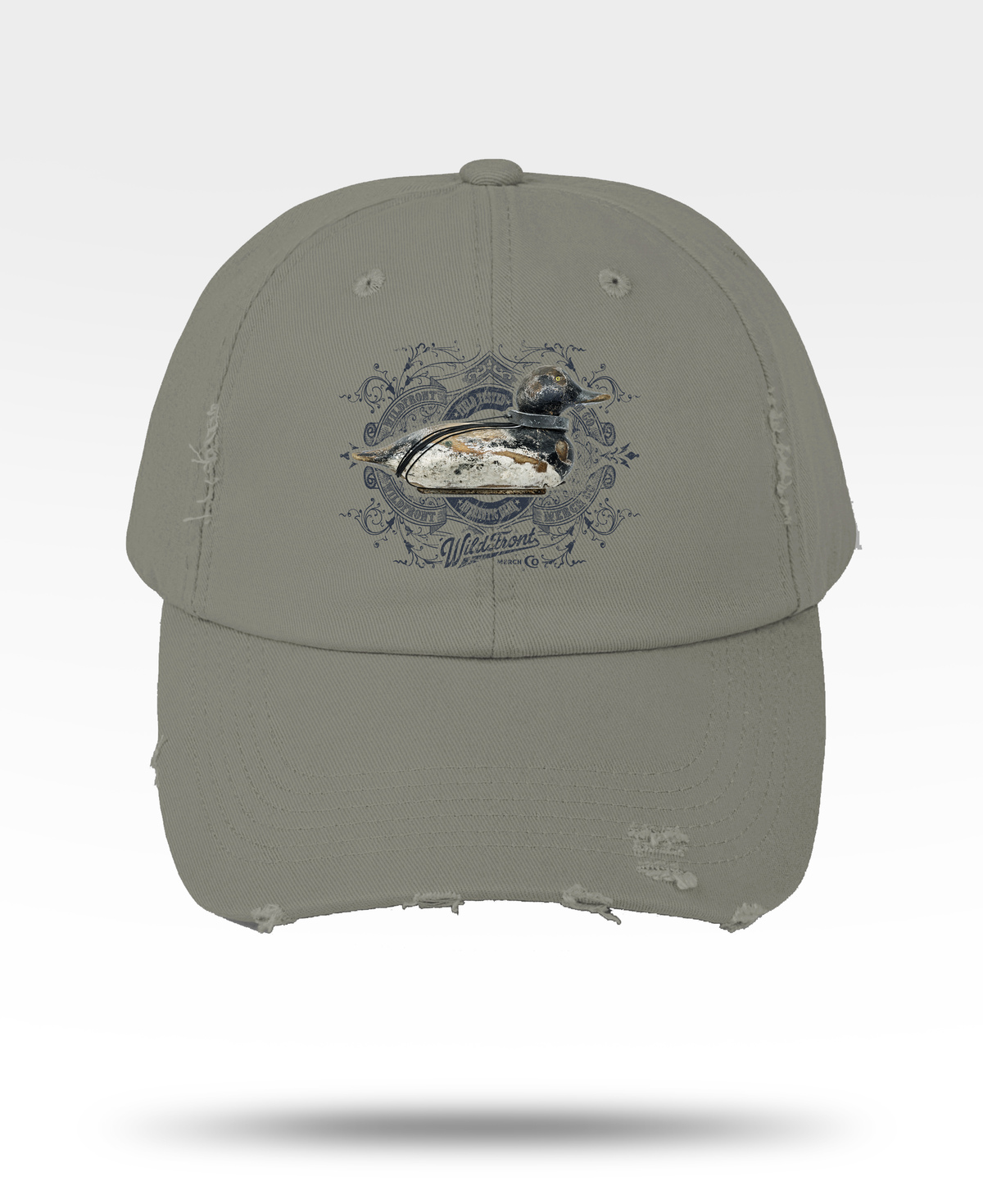 Vintage Bluebill Decoy Distressed Cap