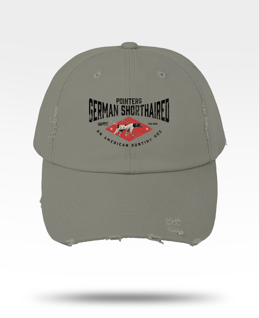 German Shorthair Pointer Distressed Cap