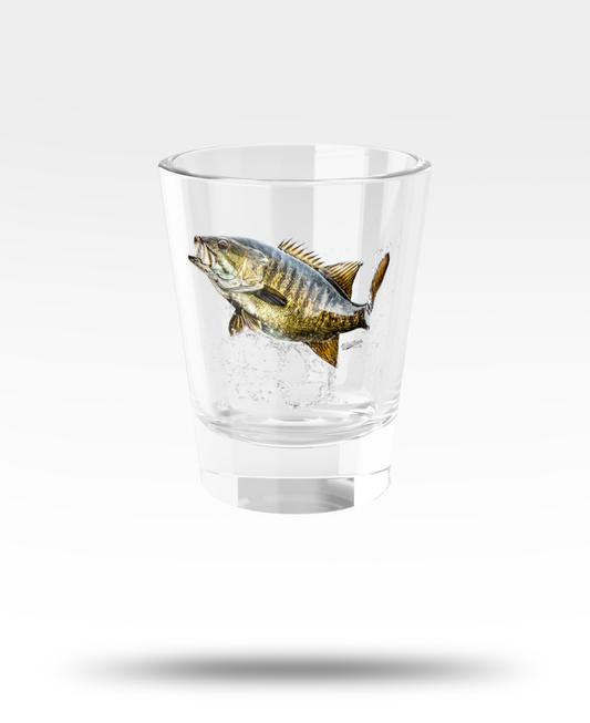 Smallmouth Bass Shot Glass