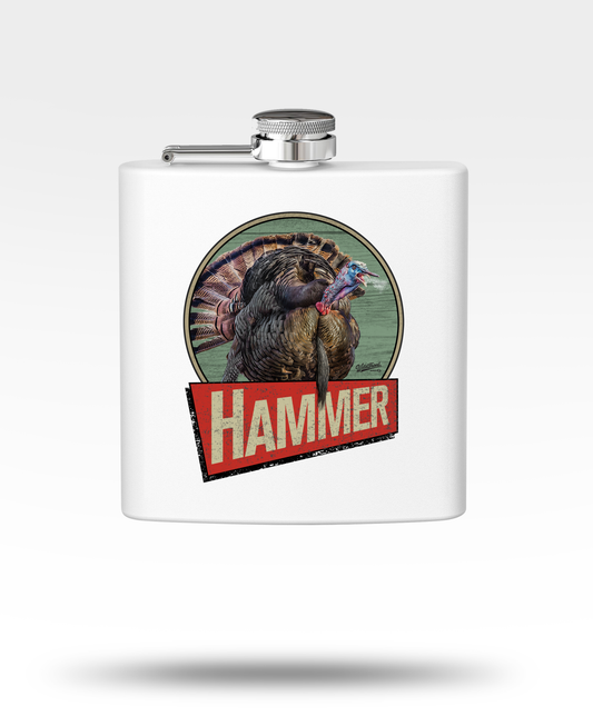 Hammer Wild Turkey Stainless Steel Flask