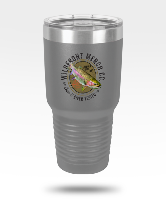 WildFront Merch Rainbow Trout Insulated Tumbler, 30oz