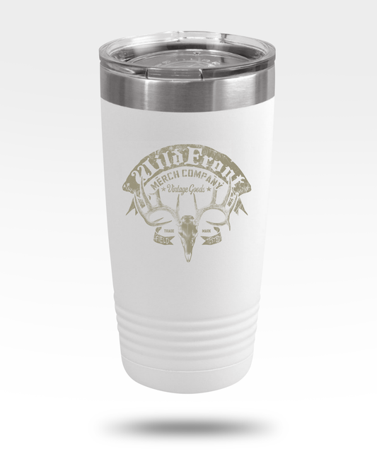 WildFront Merch Whitetail Skull Tumbler 20oz