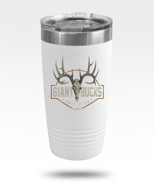 Giant Bucks Whitetail Deer Skull Insulated Tumbler, 20oz