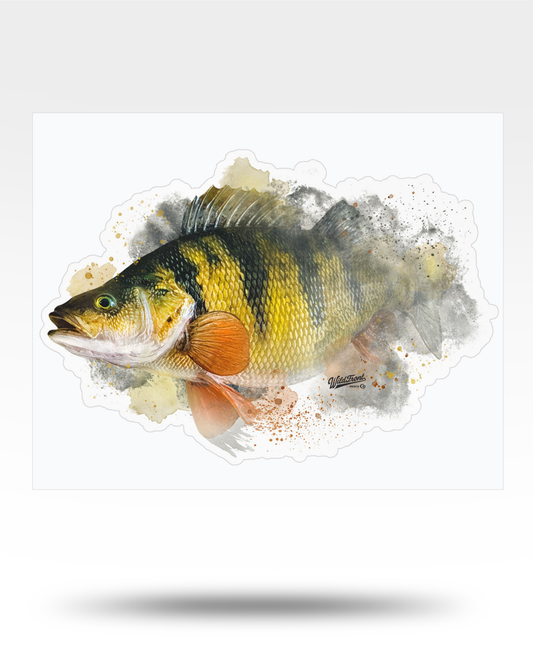 Perch Watercolor Kiss-Cut Vinyl Decal