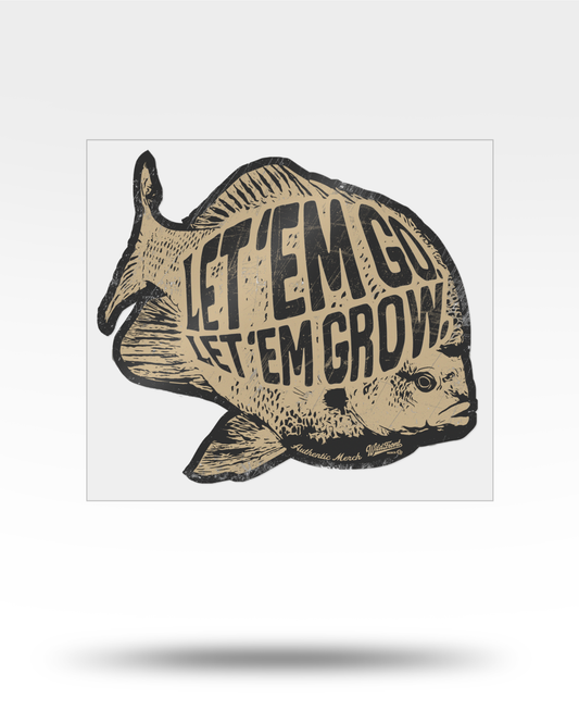 Let'Em Grow Large Transparent Sticker