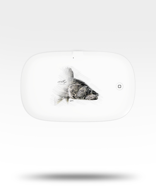 Walleye Drawing UV Phone Sanitizer and Wireless Charging Pad