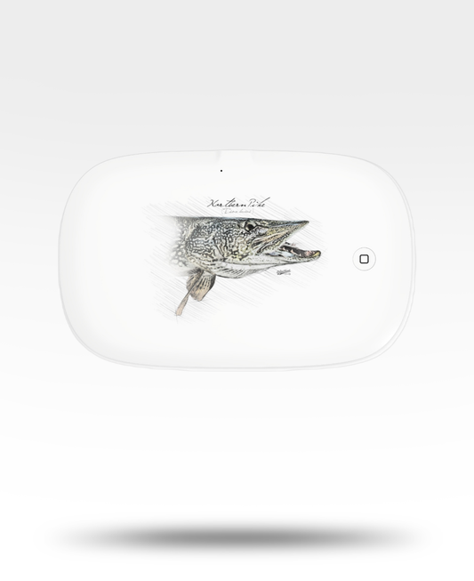 Northern Pike Drawing UV Phone Sanitizer and Wireless Charging Pad