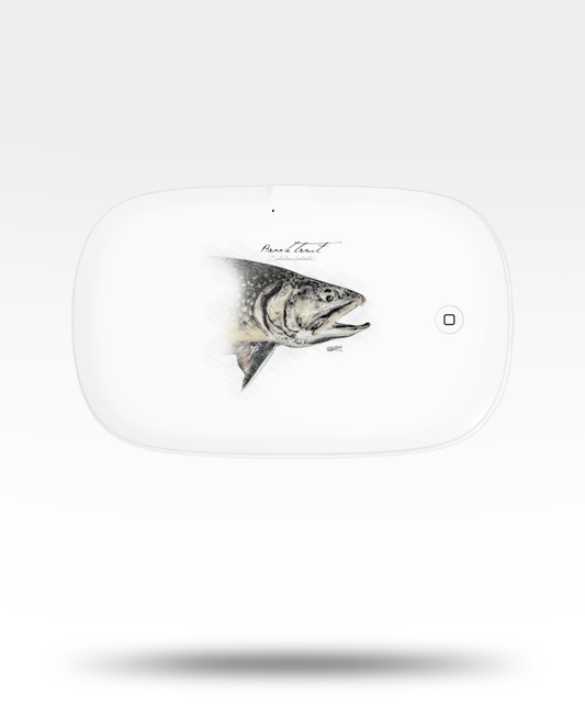 Brook Trout Drawing UV Phone Sanitizer and Wireless Charging Pad