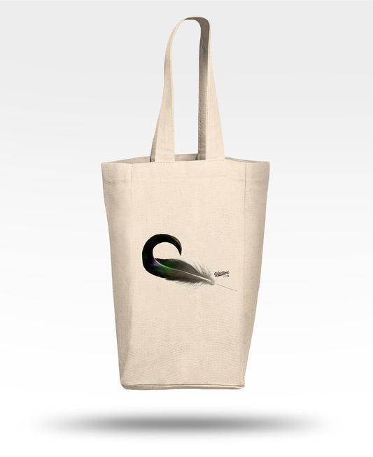 Mallard Curl Double Wine Tote Bag