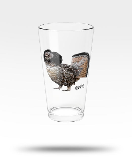 Ruffed Grouse Pint Glass
