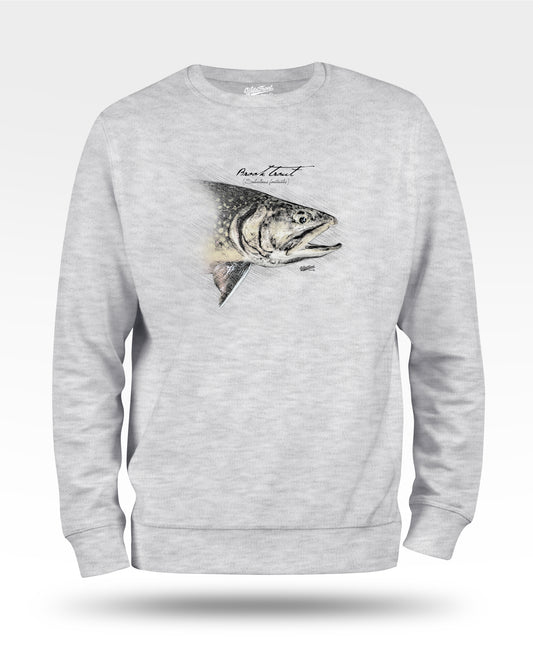 Brook Trout Drawing Sweatshirt