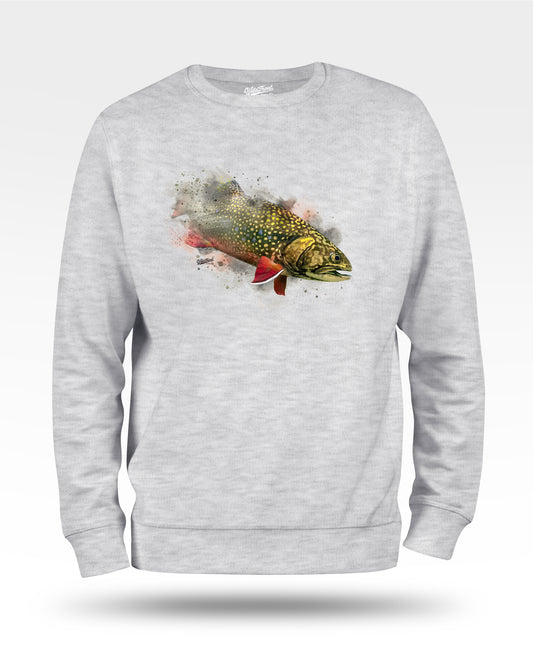 Brook Trout Watercolor Sweatshirt