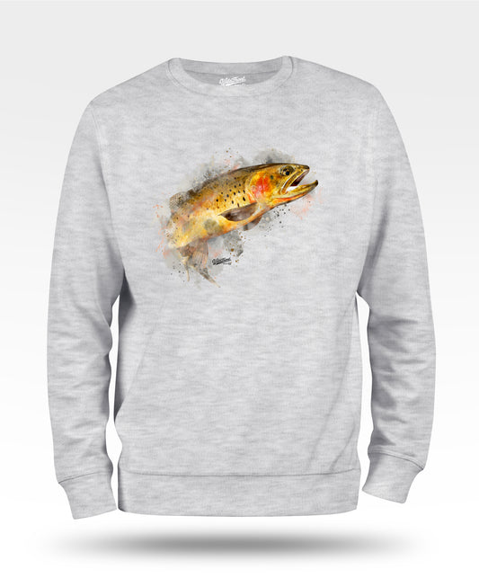 Cutthroat Trout Watercolor Sweatshirt