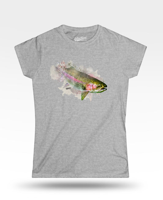 Rainbow Trout Watercolor Women's T-Shirt