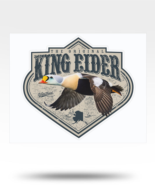 King Eider Kiss-Cut Vinyl Decal