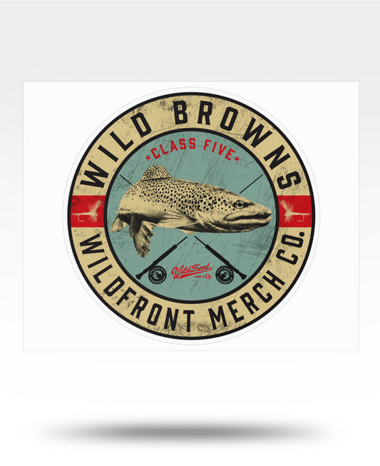 Wild Browns Kiss-Cut Vinyl Decal