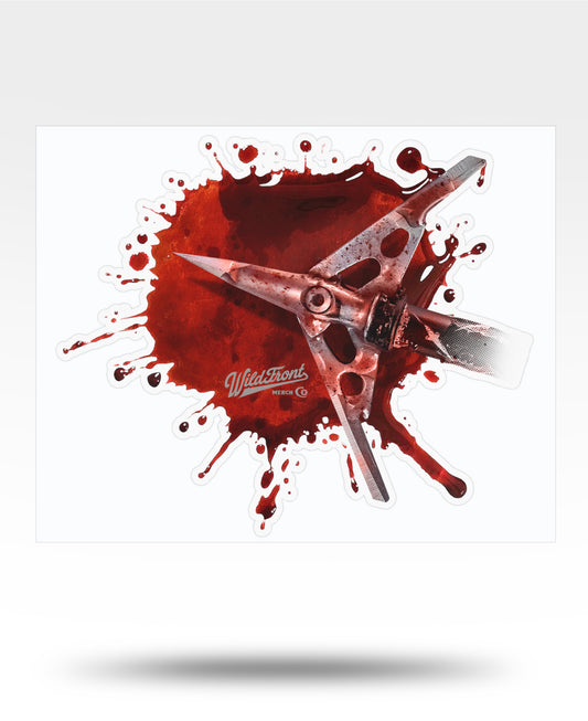 Bloody Broadhead Kiss-Cut Vinyl Decal