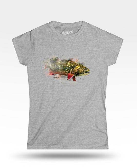 Brook Trout Watercolor Women's T-Shirt
