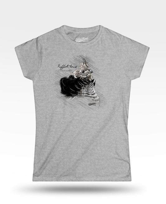 Ruffed Grouse Drawing Women's T-Shirt