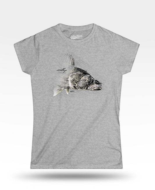 Walleye Drawing Women's T-Shirt