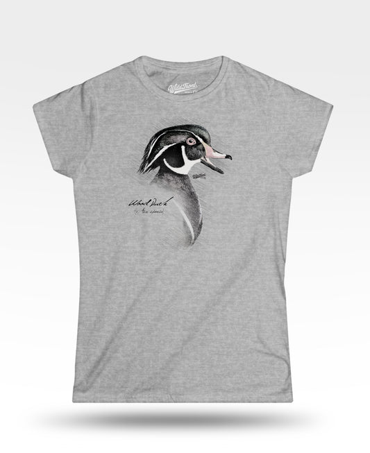 Wood Duck Drawing Women's T-Shirt