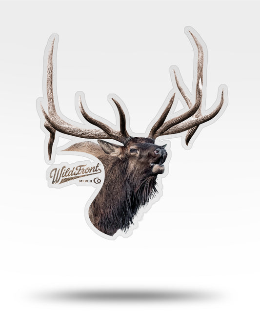 Elk Transparent Outdoor  Die-Cut Sticker