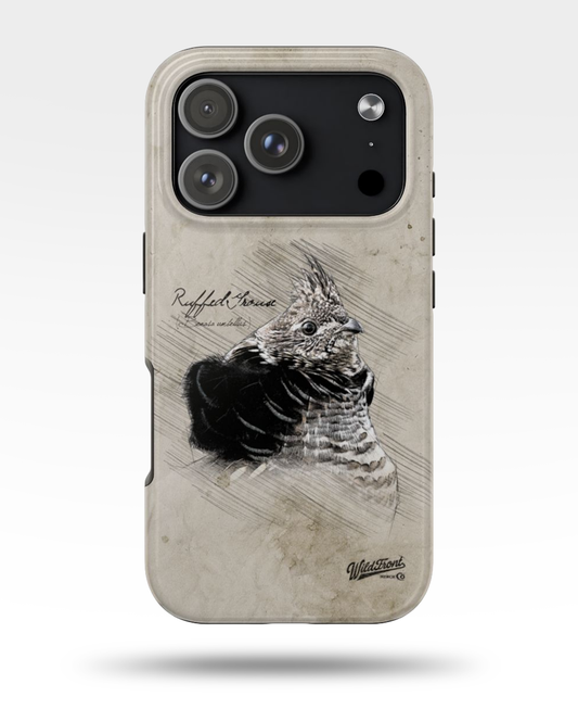 Ruffed Grouse Drawing Tough Phone Case