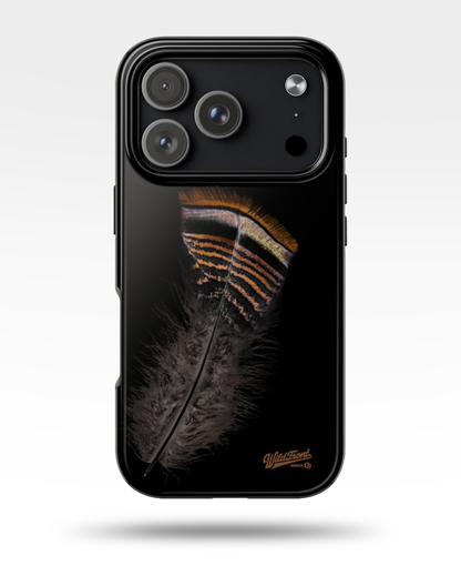 Turkey Feather Dark Tough Phone Case