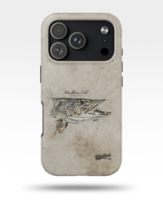 Northern Pike Drawing Tough Phone Case