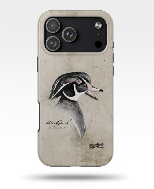 Wood Duck Drawing Tough Phone Case