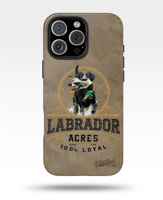 Labrador Acres Black Lab Tough Phone Case
