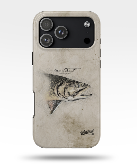Brook Trout Drawing Tough Phone Case
