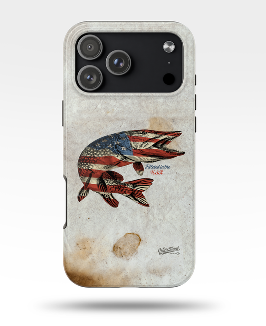 Northern Pike Filleted In The USA Tough Phone Case