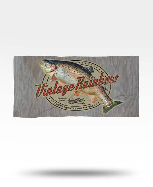 Vintage Rainbow Beach Towel