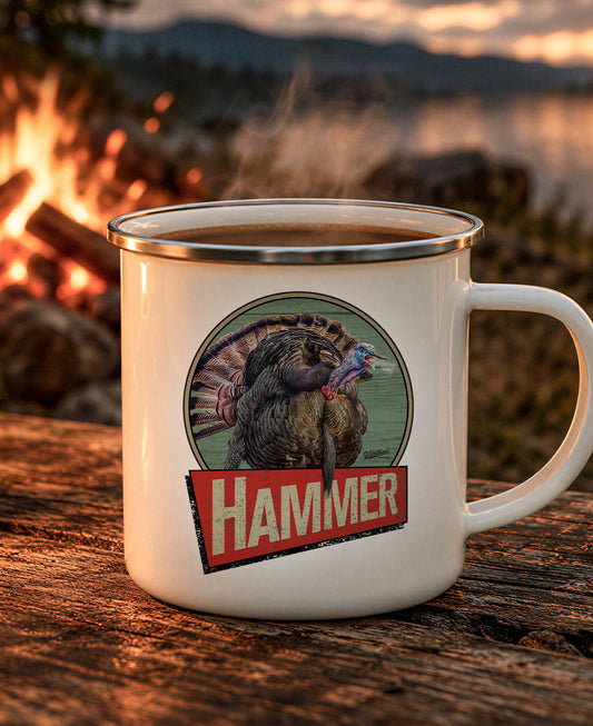 Hammer Enamel Camping Mug - Wild Turkey