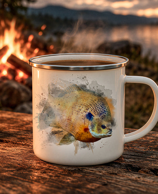 Bluegill Enamel Camping Mug