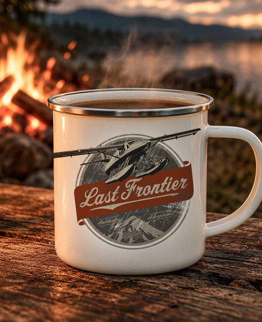 Last Frontier Enamel Camping Mug - Float Plane