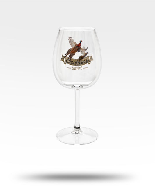 Cacklers Pheasants Wine Glass