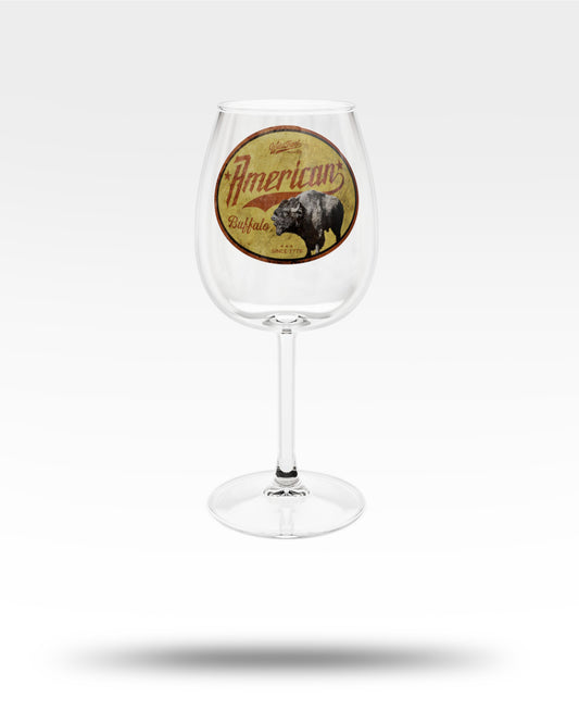 American Buffalo Wine Glass