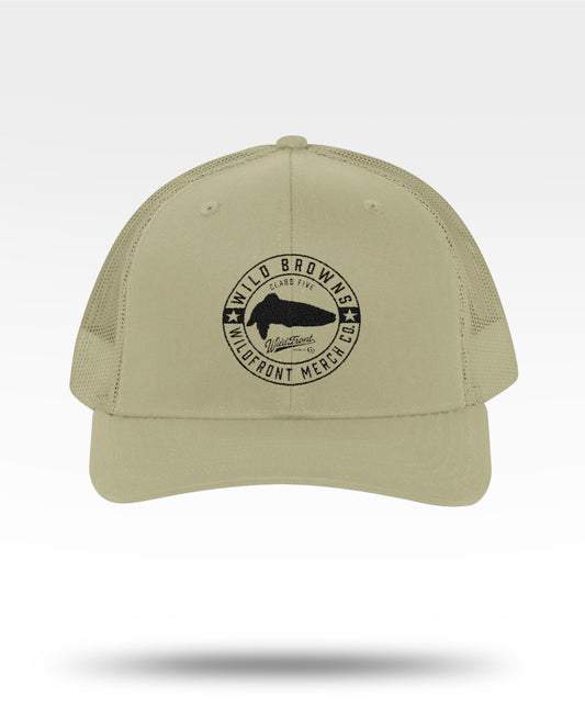 Wild Brown Trucker Cap (Stitched)