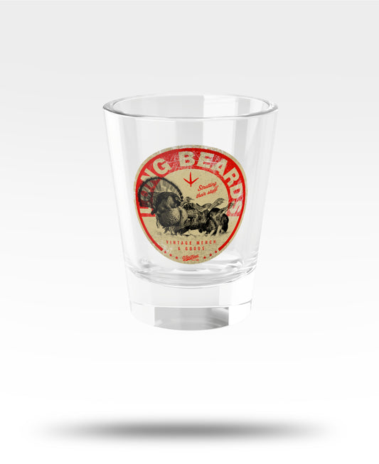 Long Beards Turkeys Shot Glass